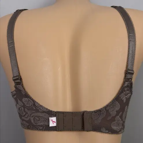 Wacoal Awareness Full Figure Seamless Underwire Bra 32D 85567 Taupe Brown New