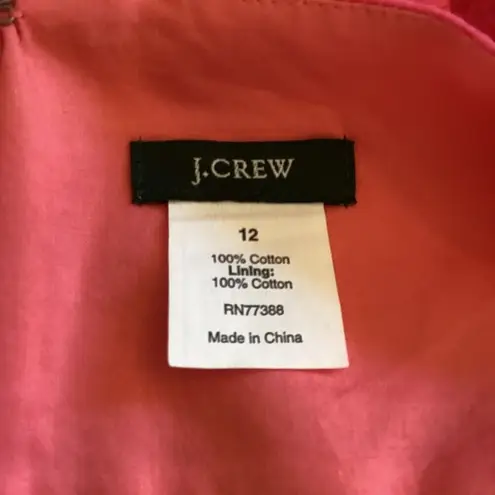 J.Crew  Womens Halter Neck Pink Sleeveless Dress Size 12 Y2K 2006