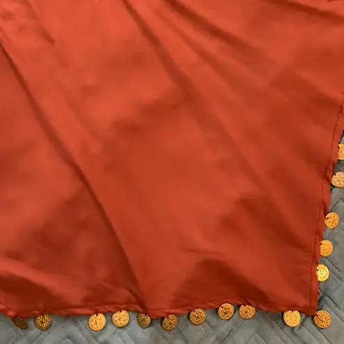 Boohoo Coin trim triangle handkerchief scarf top thumbnail 6