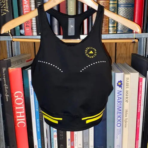Adidas by Stella McCartney's TruePace crop top Black