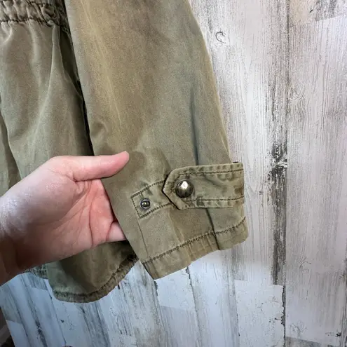 Talula Olive Utility Jacket | Size Small | 100% Cotton | Minor Flaw | MSPR $128