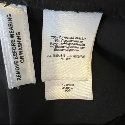 DKNYC Black skirt exposed gold back zipper 2