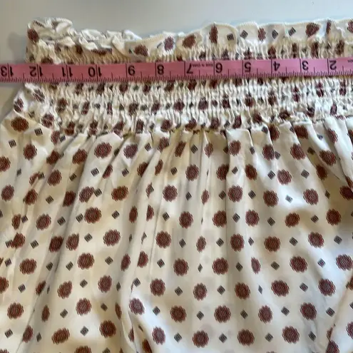 Free Kisses Off the shoulder boho elastic waist floral peasant top