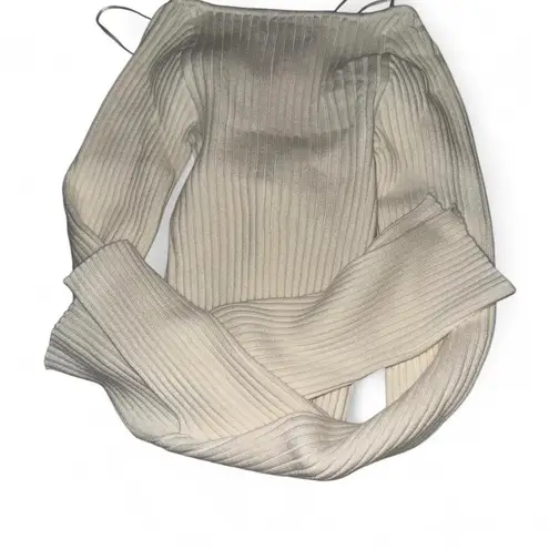 Edikted Robbie Sweetheart Knitted Top small nwt