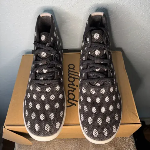 Allbirds Tree Toppers High Top Sneakers Black White Polka Dot US 13 EU 45-46