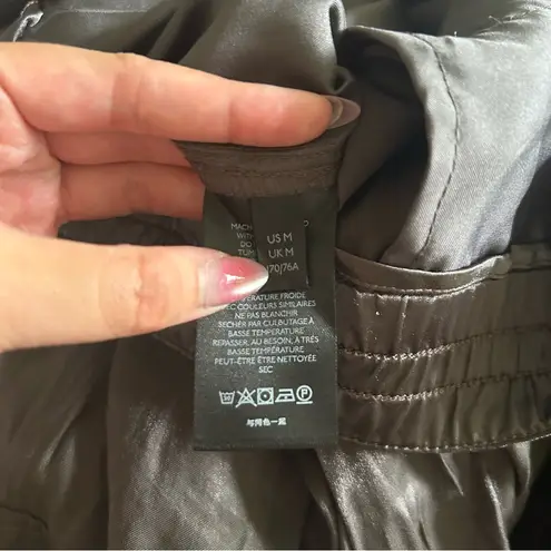 Anthropologie Shimmer Cargo Joggers Gray Metallic Size Medium