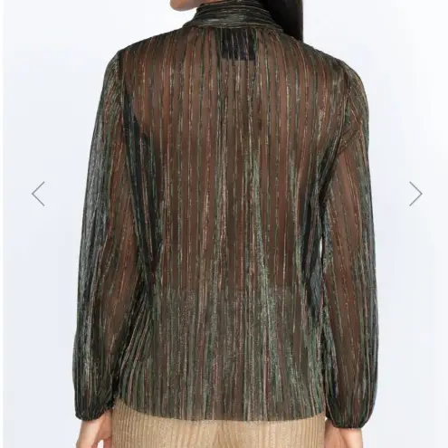Johnny Was Johnny‎ Was Forever Young Sexy Sheer Metallic Blouse size 2X