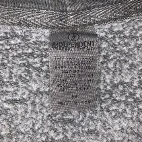 Independent Trading Company Hobo Johnson Sandwiches Graphic Hoodie Sweatshirt Gray Size Medium