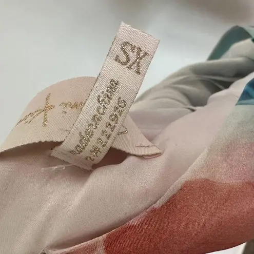 Yumi Kim Taylor Watercolor Rose Silk Dress - Size: Extra Small