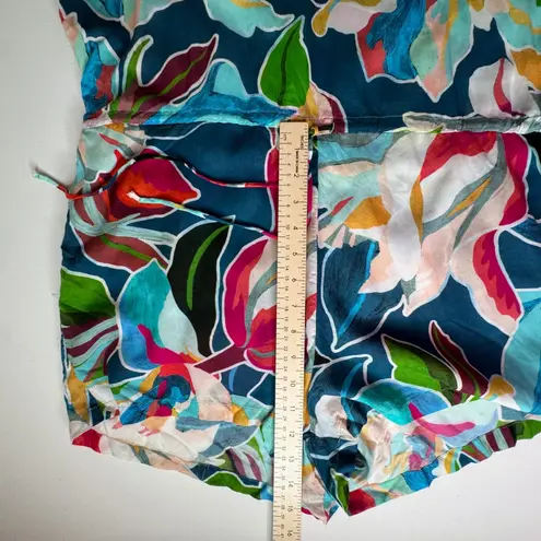 La Blanca Floral Romper Medium Cover Up Resort Colorful Tropical Lightweight