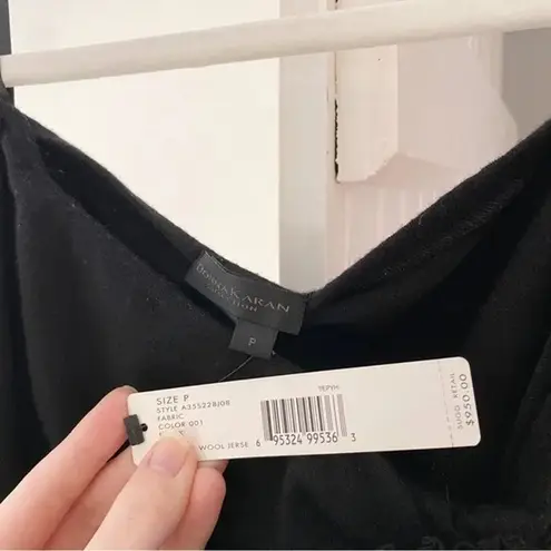 Donna Karan Collection Ruched Vintage Wool Jersey Rosette Wrap Skirt NWT P $950