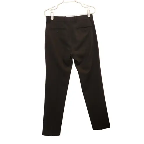 Theory  Black Flat Front Corporate Ankle Mid Rise Dress Pants Workwear Size 29