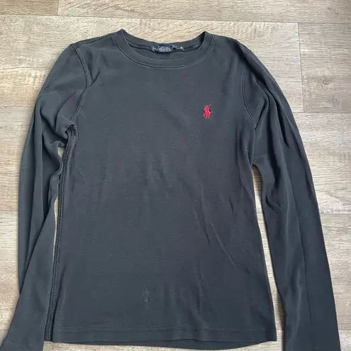 Ralph Lauren  Sport Black Long Sleeve Top