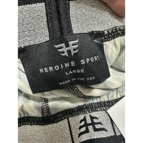 Heroine Sport Satin Cheetah Boxers Shorts Womens Size L NWT Mid Rise Pockets Size L