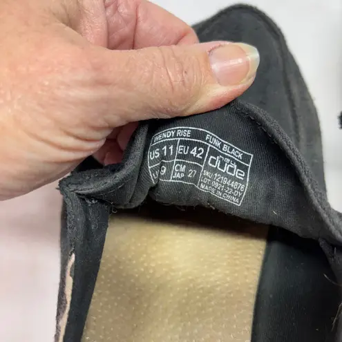 Hey Dude Wendy Rise Black Leopard Print Women's Shoes Size 11