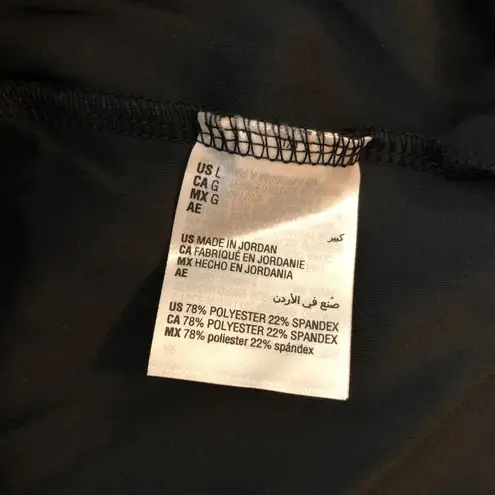 Ideology Womens Hoodie Pullover Pockets Thumbholes Black L