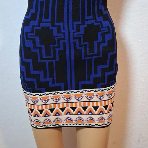 Jealous Tomato Geometric Black and Blue‎ Dress - Image 3