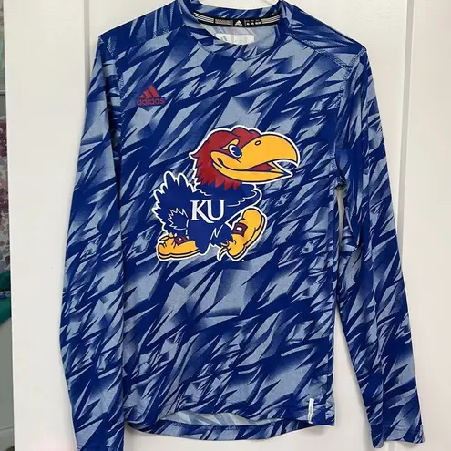 Adidas  KANSAS JAYHAWKS ATHLETIC SHIRT size extra small