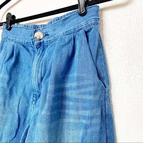 Wednesday Free Wide Leg Light Weight Denim Pants Size Small