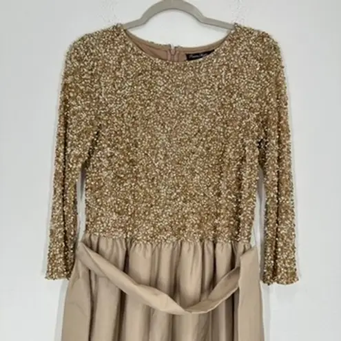 Pisarro Nights Beaded Bodice Taffeta A