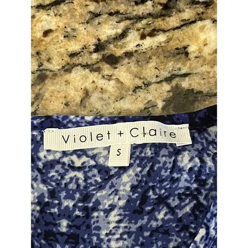 violet claire blouse Semi sheer Pullover Blouse S Modest Boho Mature Classic