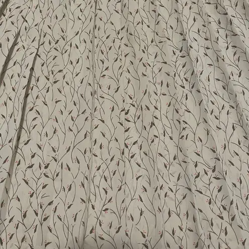 Vintage Campus Casuals of California Pleated Skirt Small Cottage Core Sheer Black