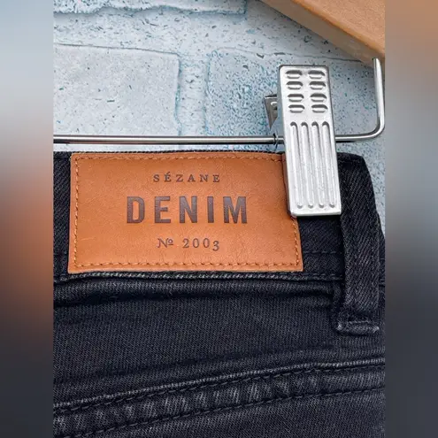 Sézane Sezane black cropped jeans size 28