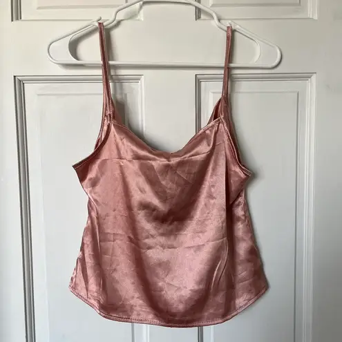 Nasty Gal Cowl Neck Satin Cami Top