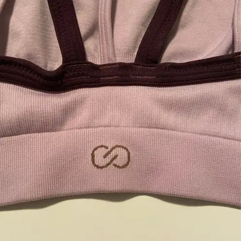 Calia Two Tone Purple Strappy Sports Bra