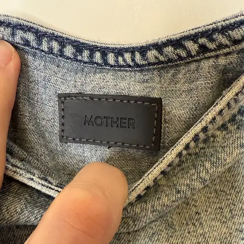 MOTHER The Ruffle Mini Skirt in Threading the Needle