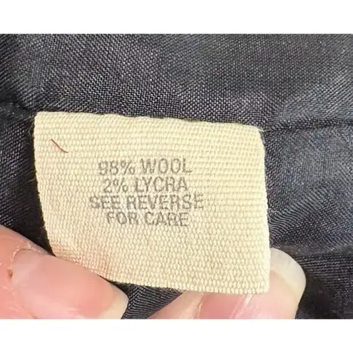 Elizabeth and James Women’s Gray Wool Blazer Elbow Sleeve Long Line Work Size 4