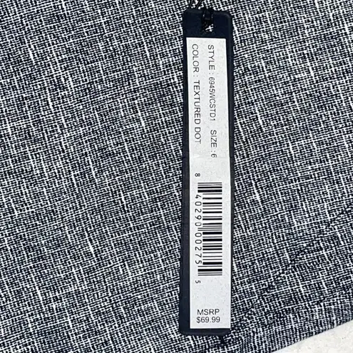 Harvé Benard Harve Benard Black White Tweed Print Shorts Sz 6 4" Inseam