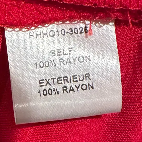 Haute Hippie NEW ONE SHOULDER RED RUCHED COCKTAIL DRESS L