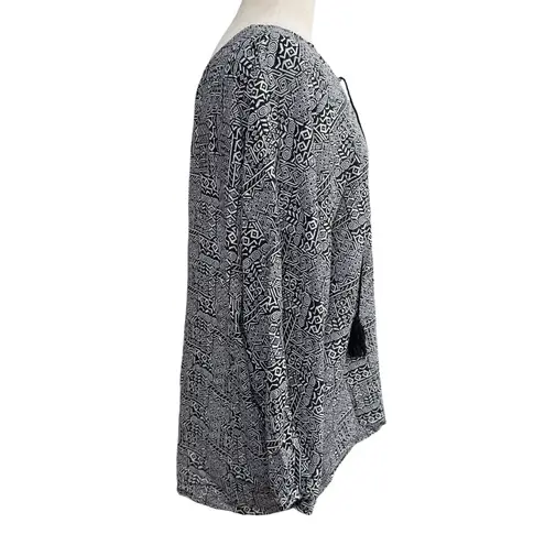 Women's Urban Mangoz Blouse, Black & White, Size Oversized L Size L