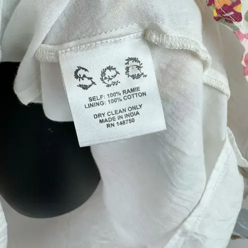 SEA NEW YORK Ines Pastel Floral Keyhole Mini Dress Ruffles Size 2