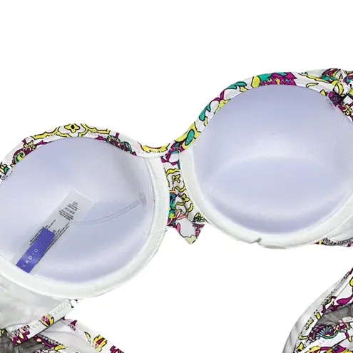 Radio Fiji Bikini Swimsuit Dharma Cabana Floral S Small New White