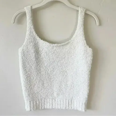 SKIMS Cozy Knit Off White Tank Top Size S / M