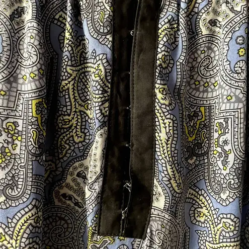 April, May Boho Blue Paisley Hook