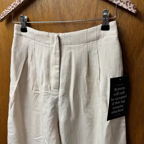 Tuckernuck NEW Pomander Place Cava Pleated Wide Leg Pants Trousers Cream Small - Image 7