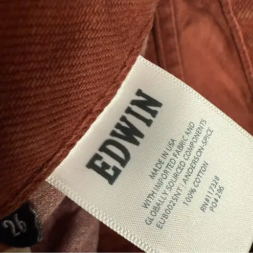 Edwin Women’s Size 26 Anderson Ankle 90’s Relaxed Pants Brown Denim Old Money