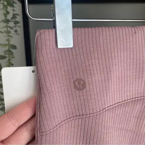 Lululemon NWT  Ribbed Softstream Flared Pant in Twilight Rose thumbnail 3