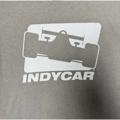 IndyCar Women’s Sleeveless Gray Graphic Print Muscle Tank Top Lightweight size M Size M