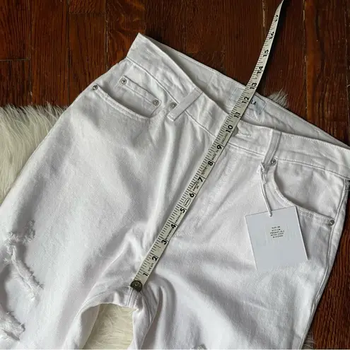 Pistola  Presley High Rise Relaxed Roller Jeans NWT White Blizzard