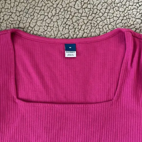 Old Navy Women’s Pink Long Sleeve Bodysuit