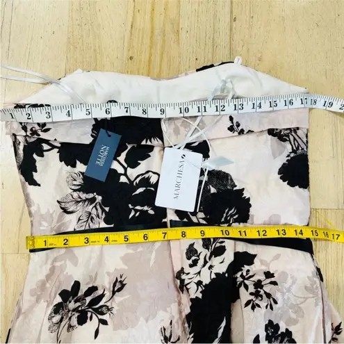 Marchesa Notte light pink strapless organza hi