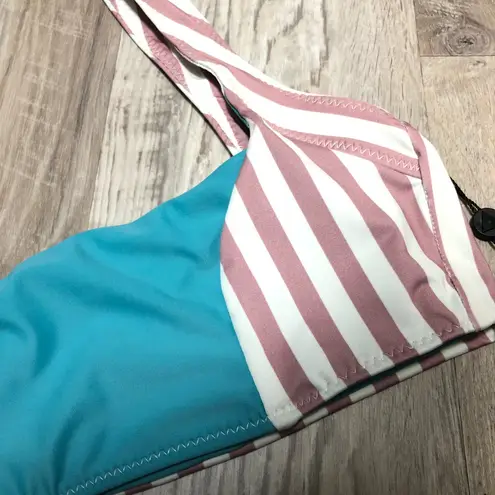 Same Los Angeles Divine Stripe Bikini Top