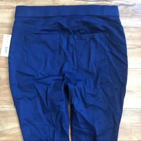 Maison Jules Womens Knit Flat Front Skinny Pants