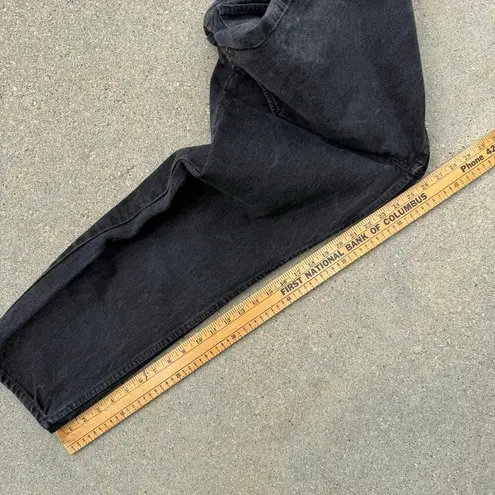 Levi's VTG 90s  550 Black Relaxed Fit Jeans Orange Tab Husky TAG 36x29 FIT 32x26