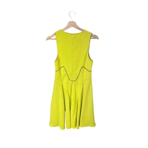Just Cavalli Women's Yellow Fit & Flare Knee Length Dress Size 42