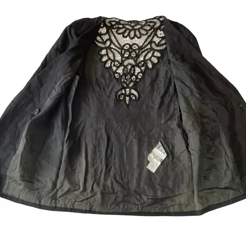 Vintage Together! Lace Back Blazer Black Size 6